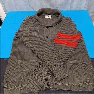 Birdwell Beach Britches USA MADE Shawl Cardigan Sweater